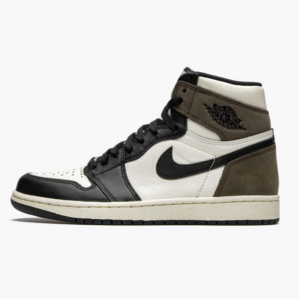 Damen/Herren Nike Jordan 1 Retro High Dark Mocha 555088-105 Schuhe