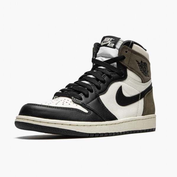 Damen/Herren Nike Jordan 1 Retro High Dark Mocha 555088-105 Schuhe