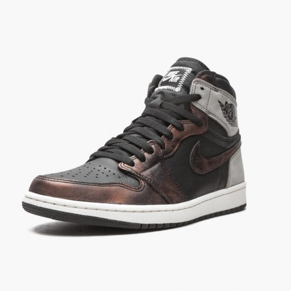 Damen/Herren Nike Jordan 1 Retro High Light Army Rust Shadow Patina 555088-033 Schuhe