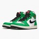 Damen/Herren Nike Jordan 1 Retro High Lucky Grün DB4612-300 Schuhe