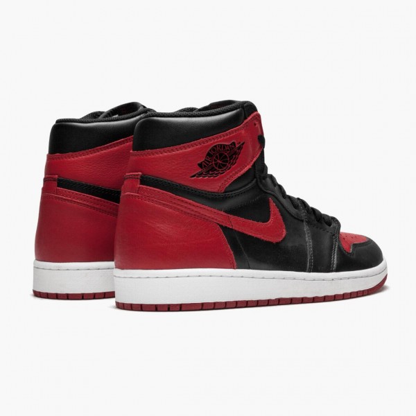 Damen/Herren Nike Jordan 1 Retro High OG Banned Bred 555088-001 Schuhe