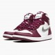 Damen/Herren Nike Jordan 1 Retro High OG Bordeaux 555088-611 Schuhe