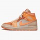 Damen/Herren Nike Jordan 1 Mid Apricot Orange Apricot Agate Terra Blush DH4270-800 Schuhe