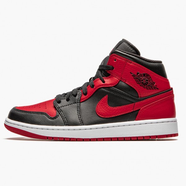 Damen/Herren Nike Jordan 1 Mid Banned 2020 554724-074 Schuhe