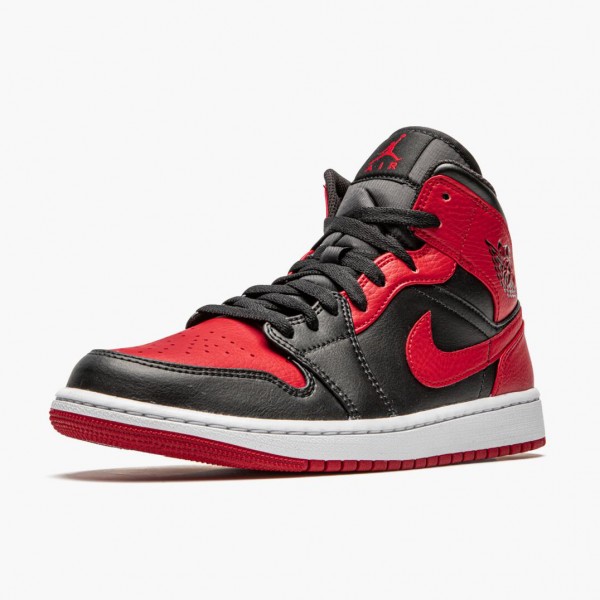 Damen/Herren Nike Jordan 1 Mid Banned 2020 554724-074 Schuhe