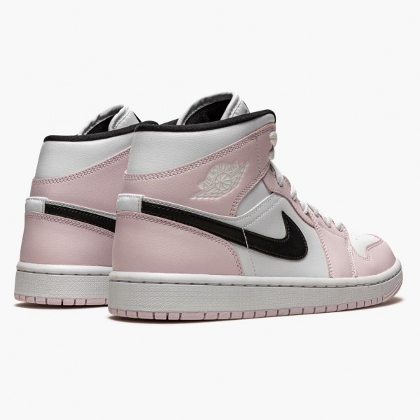 Damen Nike Jordan 1 Mid Barely Rose BQ6472-500 Schuhe