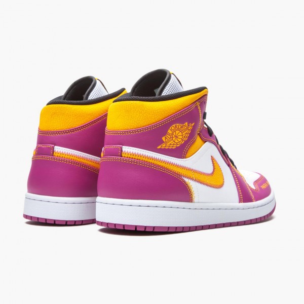 Damen/Herren Nike Jordan 1 Mid Dia de los Muertos DC0350-100 Schuhe