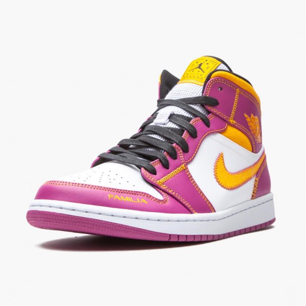 Damen/Herren Nike Jordan 1 Mid Dia de los Muertos DC0350-100 Schuhe