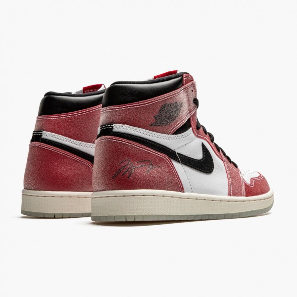 Damen/Herren Nike Jordan 1 Retro High Trophy Room Chicago DA2728-100 Schuhe