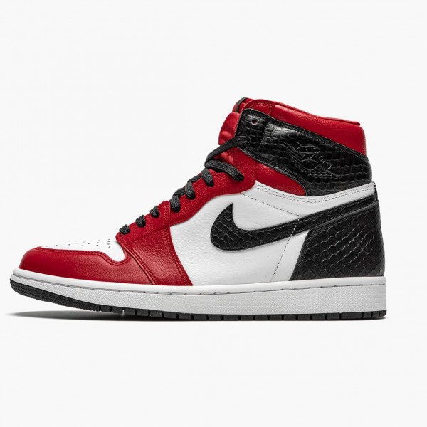 Damen/Herren Nike Jordan 1 High Retro Satin Snake CD0461-601 Schuhe