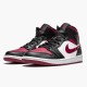 Herren Nike Jordan 1 Mid Bred Toe 554724-066 Schuhe