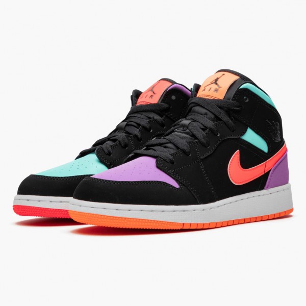 Damen/Herren Nike Jordan 1 Mid Candy 554725-083 Schuhe