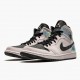 Damen/Herren Nike Jordan 1 Mid Dirty Powder Iridescent Barely BQ6472-602 Schuhe