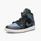 Damen/Herren Nike Jordan 1 Mid Iridescent Schwarz BQ6472-009 Schuhe