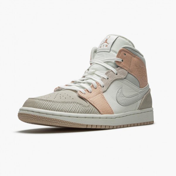 Damen/Herren Nike Jordan 1 Mid Milan CV3044-100 Schuhe