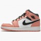 Herren Nike Jordan 1 Mid Rosa Quartz 555112-603 Schuhe