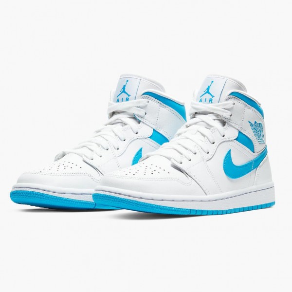 Herren Nike Jordan 1 Mid UNC BQ6472-114 Schuhe