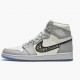 Damen/Herren Nike Jordan 1 Retro High Dior Wolf CN8607-002 Schuhe