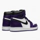 Herren Nike Jordan 1 Retro High OG Court Lila 555088-500 Schuhe