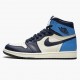 Herren Nike Jordan 1 Retro High OG Obsidian University Blau 555088-140 Schuhe