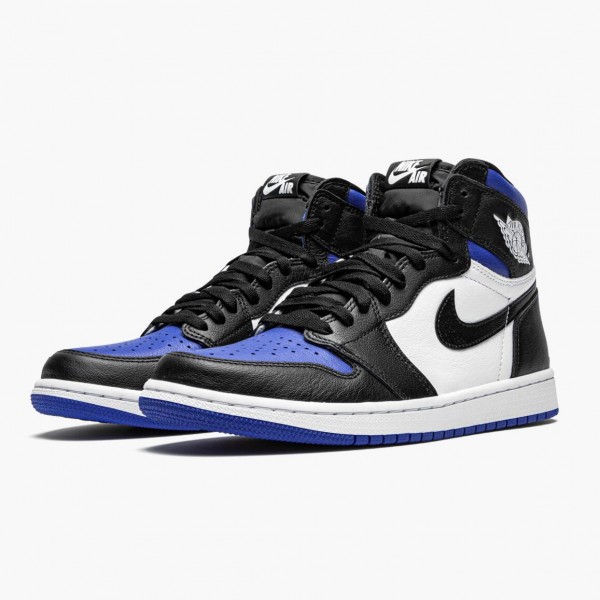 Herren Nike Jordan 1 Retro High OG Royal Toe 555088-041 Schuhe