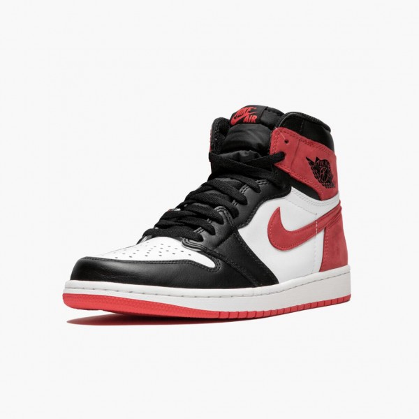 Damen/Herren Nike Jordan 1 Retro High OG Track Rot 555088-112 Schuhe