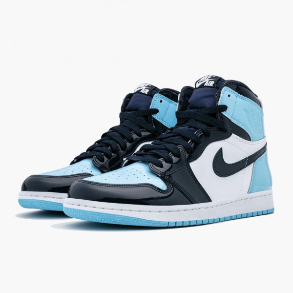 Herren Nike Jordan 1 Retro High Og Blau Chill CD0461-401 Schuhe