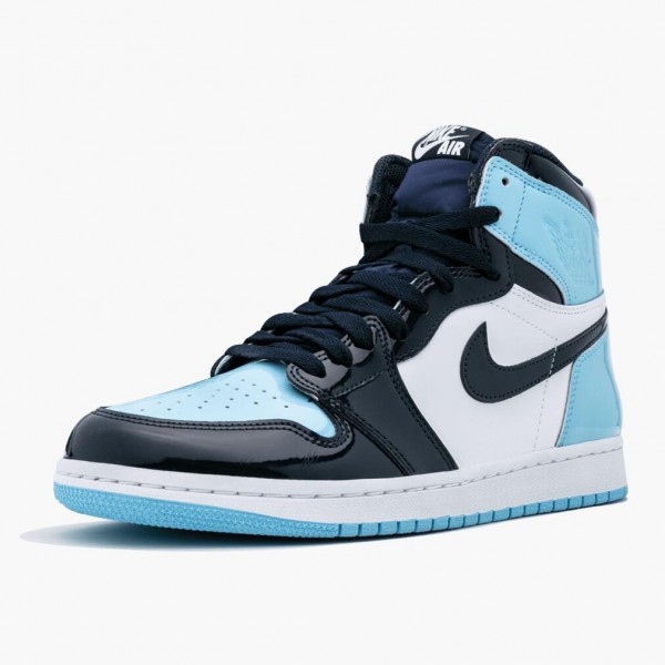 Herren Nike Jordan 1 Retro High Og Blau Chill CD0461-401 Schuhe