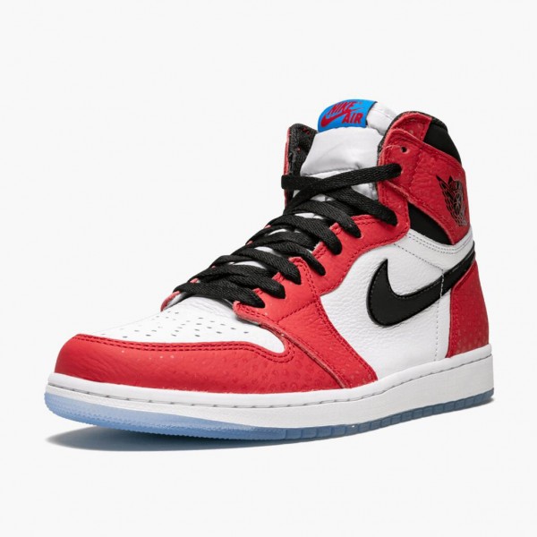 Herren Nike Jordan 1 Retro High Spider Man Origin Story 555088-602 Schuhe