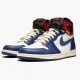 Herren Nike Jordan 1 Retro High Union Los Angeles Storm Blau BV1300-146 Schuhe