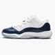 Herren Nike Jordan 11 Low Navy Snakeskin CD6847-102 Schuhe