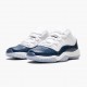 Herren Nike Jordan 11 Low Navy Snakeskin CD6847-102 Schuhe