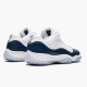 Herren Nike Jordan 11 Low Navy Snakeskin CD6847-102 Schuhe