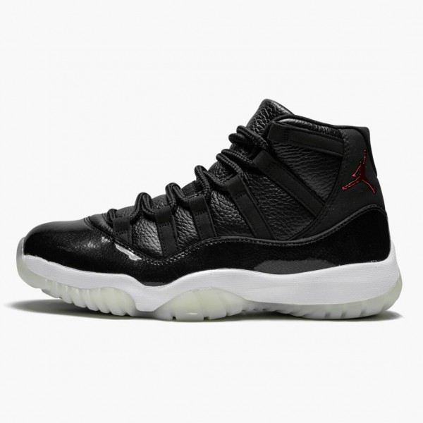 Damen/Herren Nike Jordan 11 Retro 72 10 Schwarz Gym Rot Weiß Anthracite Schwarz 378037-002 Schuhe