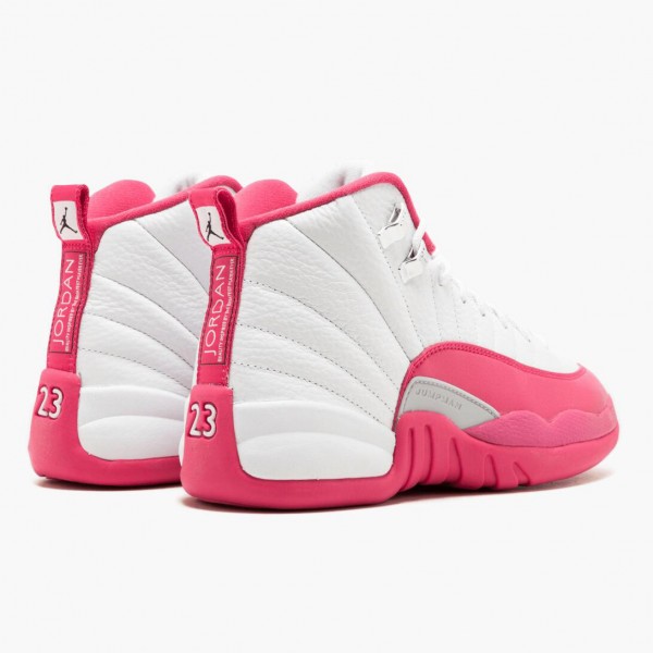 Damen Nike Jordan 12 Retro Dynamic Rosa 510815-109 Schuhe