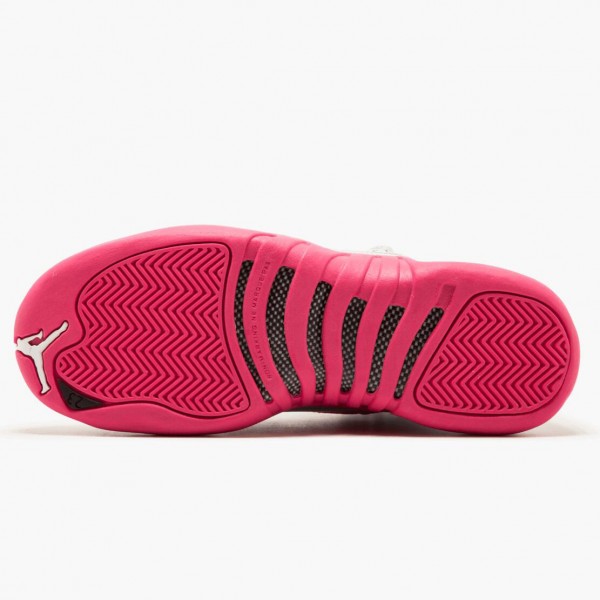 Damen Nike Jordan 12 Retro Dynamic Rosa 510815-109 Schuhe