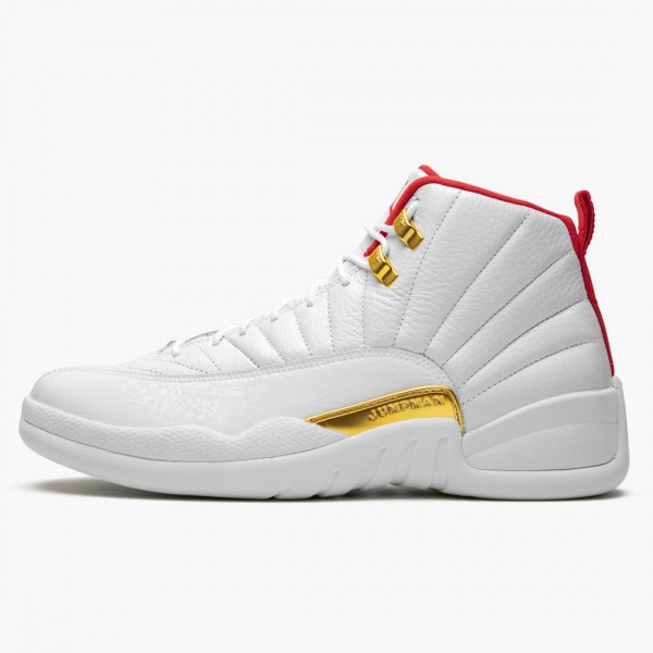 Damen/Herren Nike Jordan 12 Retro FIBA 130690-107 Schuhe