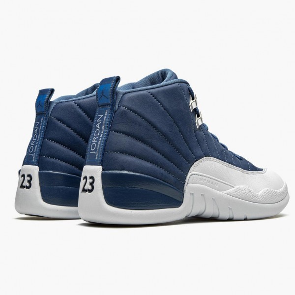 Herren Nike Jordan 12 Retro Indigo 130690-404 Schuhe