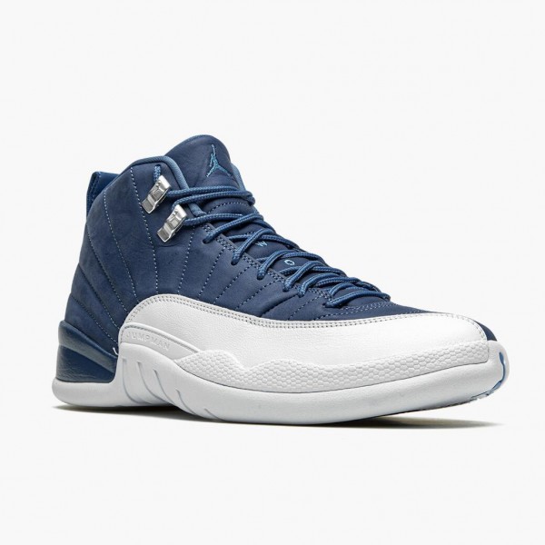 Herren Nike Jordan 12 Retro Indigo 130690-404 Schuhe