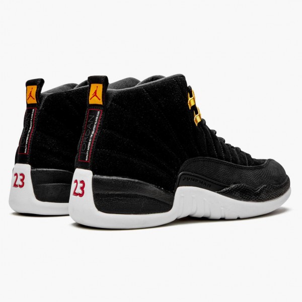 Herren Nike Jordan 12 Retro Reverse Taxi 130690-017 Schuhe