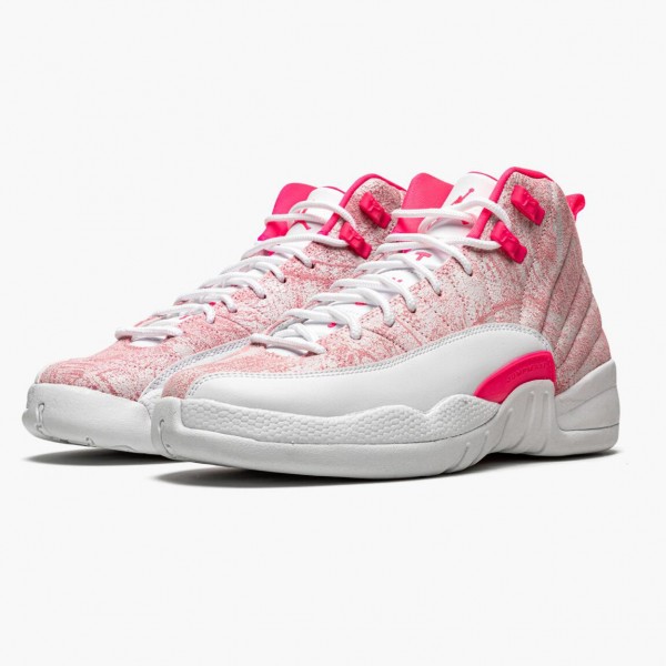 Damen Nike Jordan 12 Retro GS Arctic Rosa 510815-101 Schuhe