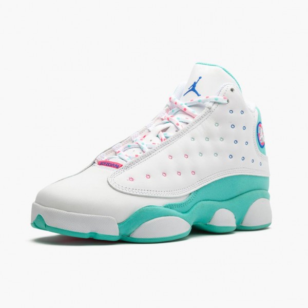 Damen Nike Jordan 13 Retro Aurora Grün 439358-100 Schuhe