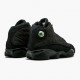 Herren Nike Jordan 13 Retro Schwarz Cat 414571-011 Schuhe