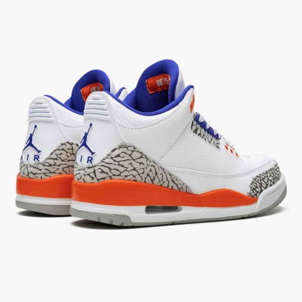 Damen/Herren Nike Jordan 3 Retro Knicks 136064-148 Schuhe