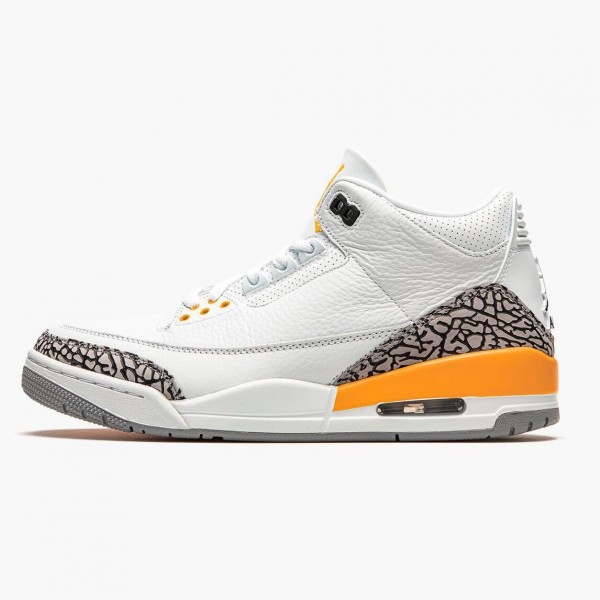 Damen/Herren Nike Jordan 3 Retro Laser Orange CK9246-108 Schuhe