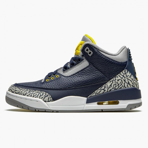 Herren Nike Jordan 3 Retro Michigan AJ3-820064 Schuhe