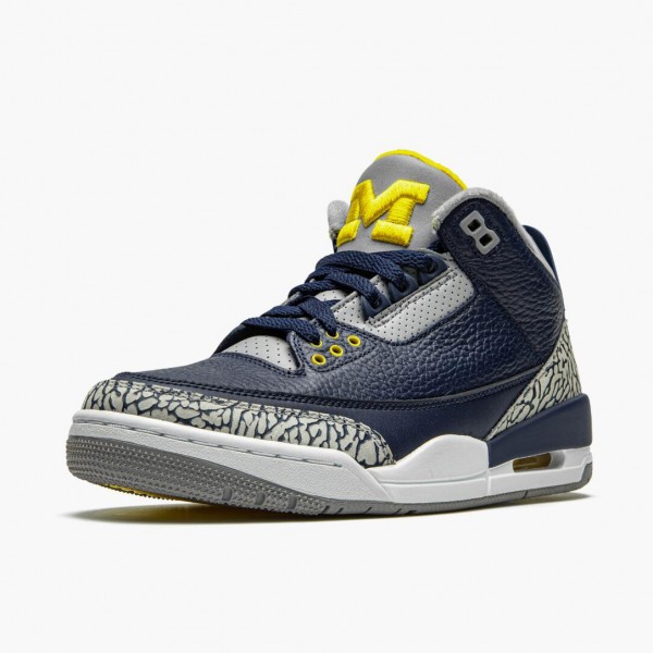 Herren Nike Jordan 3 Retro Michigan AJ3-820064 Schuhe