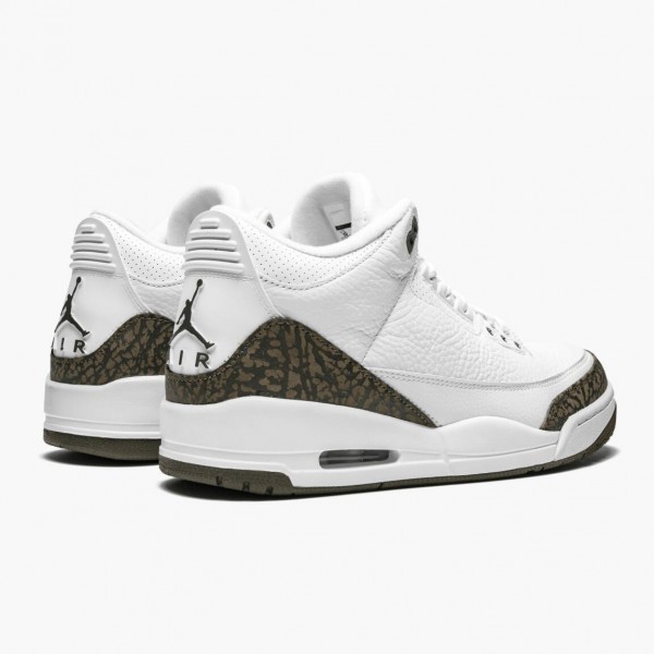 Damen/Herren Nike Jordan 3 Retro Mocha 136064-122 Schuhe