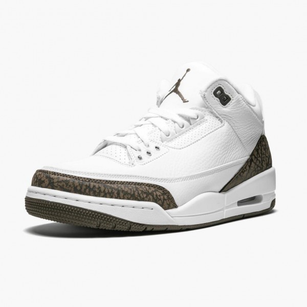 Damen/Herren Nike Jordan 3 Retro Mocha 136064-122 Schuhe