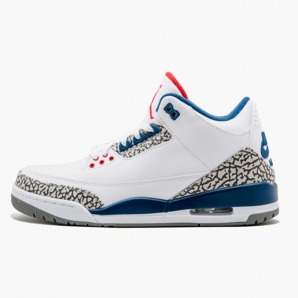 Herren Nike Jordan 3 Retro OG True Blau 854262-106 Schuhe